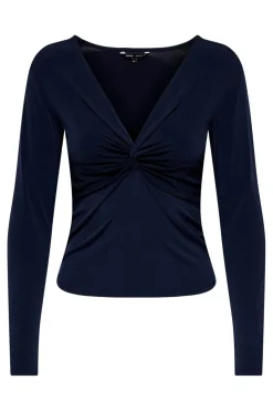 Only Onllone Life L/S Knot Top< Bluser & Skjorter