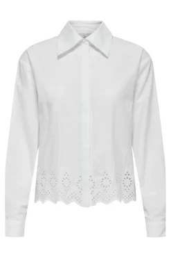 Only Onllou Life Emb L/S Shirt< Bluser & Skjorter|Sæt 🛍️