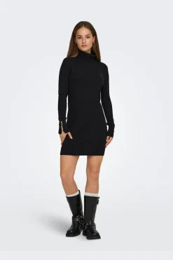 Onllouis Ls Rollneck Cable Dress At Knt*Only