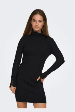 Onllouis Ls Rollneck Cable Dress At Knt*Only