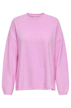 Only Onlloyal Amalio Ls O-Neck Knt< Strik|Bluser & Skjorter