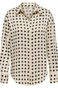 Only Onllydia L/S Satin Shirt< Bluser & Skjorter|Ammevenligt Tøj
