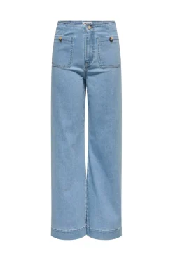 Only Onlmadeline Wd Pocket Gua221< Bukser, Jeans & Leggings