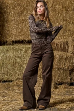 Onlmadison Blush Wide Brown Cro11*Only New