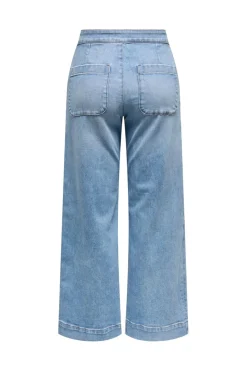 Only Onlmadison Button Wide Crp Gen223< Bukser, Jeans & Leggings