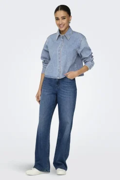 Onlmaggiemay L/S Rhinest Shirt*Only Discount