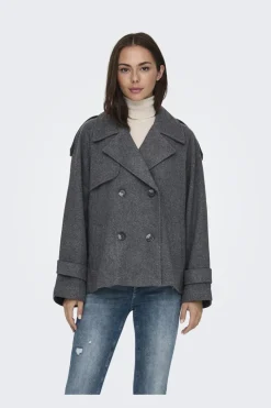 Onlmaisy Short Wool Life Trench Nc*Only Online