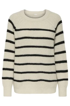 Only Onlmally Life Ls Loose O-Neck Knt< Strik|Bluser & Skjorter