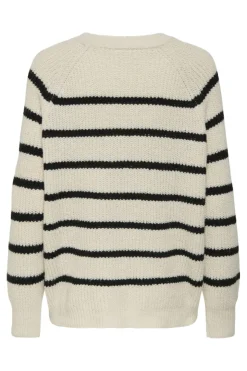 Only Onlmally Life Ls Loose O-Neck Knt< Strik|Bluser & Skjorter