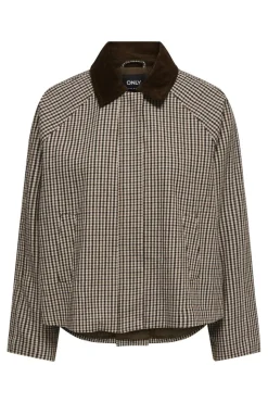 Onlmanilla Check Jacket*Only Outlet
