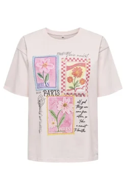 Onlmaya Flower S/S Tee Box*Only Discount