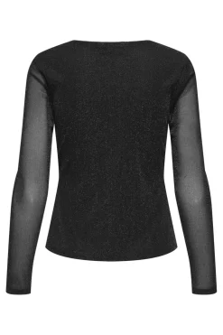 Onlmella L/S Knot Glit Top*Only New
