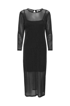 Only Onlmella L/S Long Glit Dress< Kjoler