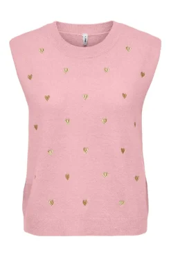 Only Onlmelody Sl Embroidery O-Neck Knt< Veste