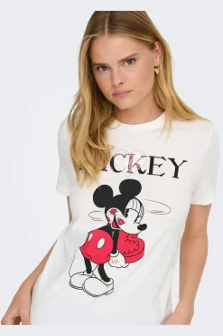 Only Onlmickey Reg S/S Valentine Lux< T-Shirts & Toppe