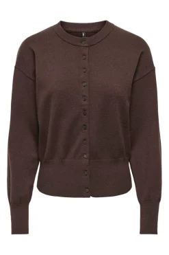 Onlmio Ls O-Neck Button Cardiga Knt*Only Best