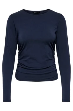 Only Onlmira Life L/S Ruching Top< Bluser & Skjorter