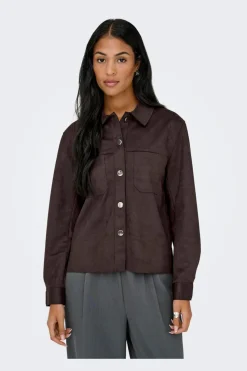 Onlmira L/S Faux Suede Shirt*Only Online
