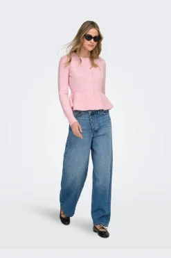 Only Onlmonique Life Ls Peplum Cardi Knt< Cardigans|Ammevenligt Tøj