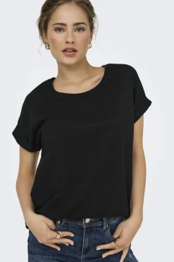 Onlmoster Glitter S/S Top*Only Hot