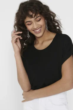 Only Onlmoster S/S O-Neck Top< T-Shirts & Toppe