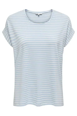 Only Onlmoster Stripe S/S O-Neck Top< T-Shirts & Toppe