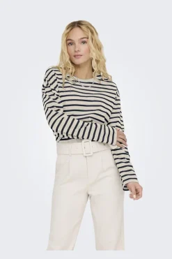 Only Onlnew Soph Life L/S O-Neck Top Box< Bluser & Skjorter