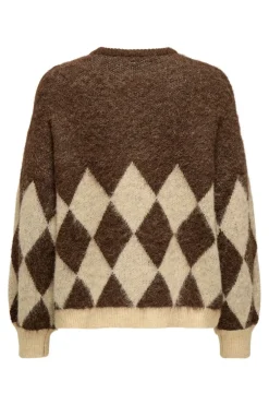 Only Onlnoeme Life Ls Jq O-Neck Nca Knt< Strik|Bluser & Skjorter