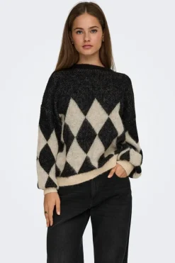 Onlnoeme Life Ls Jq O-Neck Nca Knt*Only New