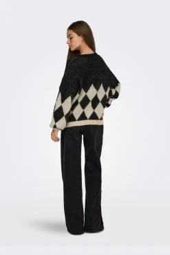 Onlnoeme Life Ls Jq O-Neck Nca Knt*Only New