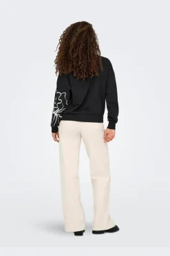 Only Onlodessa L/S O-Neck Box Ub Swt< Sweatsæt & Comfy Wear|Bluser & Skjorter