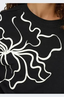 Only Onlodessa L/S O-Neck Box Ub Swt< Sweatsæt & Comfy Wear|Bluser & Skjorter