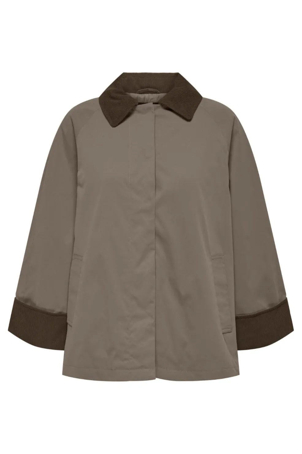 Only Onlorchid Mix Cordoroy Parka Coat< Overtøj & Jakker