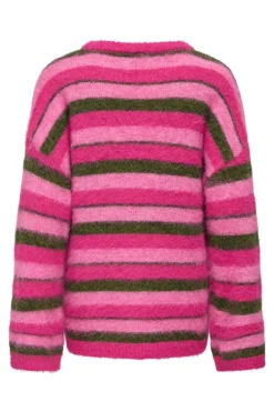 Only Onlperil Life Ls O-Neck Knt< Strik|Bluser & Skjorter