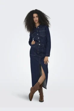 Only Onlphilly Ls Maxi Dress Azg< Kjoler|Ammevenligt Tøj