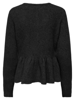 Only Onlpiruet Ls Peplum Cardigan Knt< Cardigans|Ammevenligt Tøj
