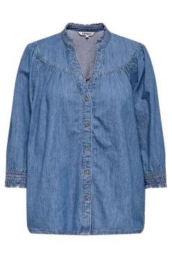 Only Onlraya 3/4 Shirt Akm< Bluser & Skjorter