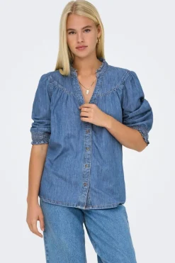 Only Onlraya 3/4 Shirt Akm< Bluser & Skjorter