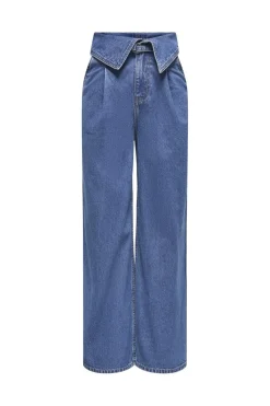 Only Onlrosella Fold Belt Wide Mae< Bukser, Jeans & Leggings