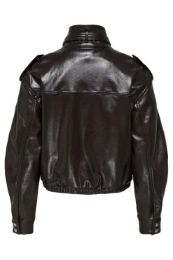 Only Onlsana Faux Leather Jacket< Overtøj & Jakker