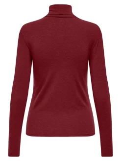 Only Onlsia L/S Roll Neck Top Box< T-Shirts & Toppe