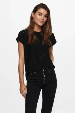 Only Onlsmilla S/S Top< T-Shirts & Toppe