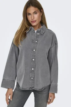 Onlsophie L/S Oversized Jkt Sik*Only Outlet