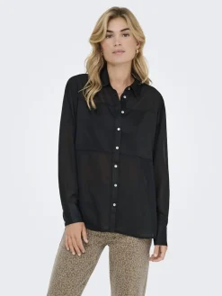Only Onlstar Life L/S Breeana Mix Shirt Solid< Bluser & Skjorter