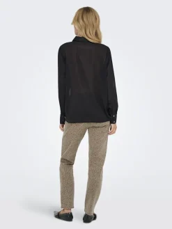 Only Onlstar Life L/S Breeana Mix Shirt Solid< Bluser & Skjorter