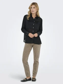 Only Onlstar Life L/S Breeana Mix Shirt Solid< Bluser & Skjorter