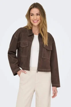 Onlstina Life Faux Suede Jacket Cc*Only Best