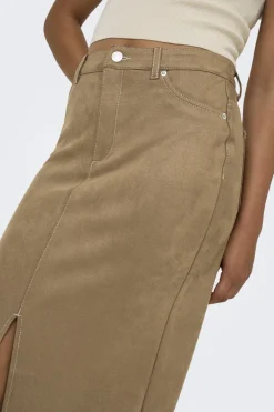 Only Onlstina Life Faux Suede Skirt Cc< Nederdele