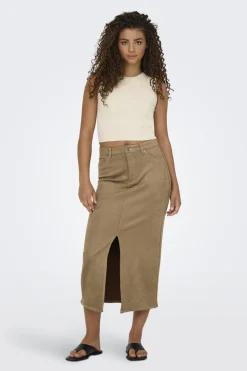 Only Onlstina Life Faux Suede Skirt Cc< Nederdele
