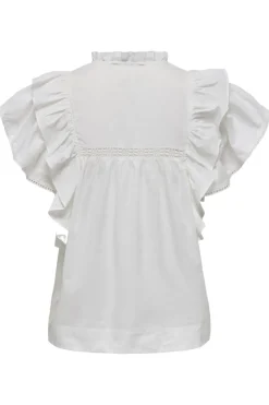 Only Onlsunny Capsl Frill Top 15347882< T-Shirts & Toppe